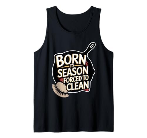 Cast Iron Skillet: Born To Season Forced To Clean Tank