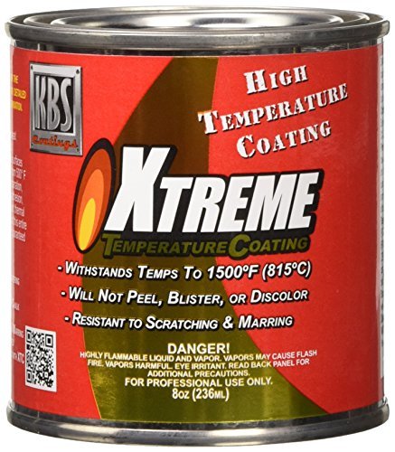 KBS Coatings 65205 Cast Iron Grey Xtreme Temp Coating 8oz