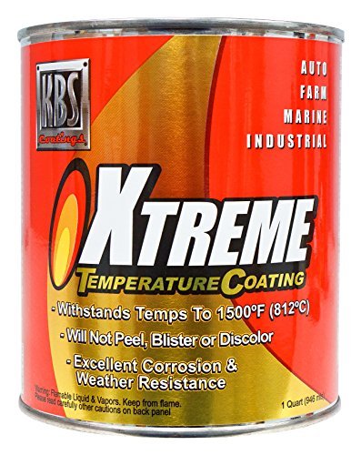 KBS Coatings 65405 Cast Iron Grey Xtreme Temperature Coating