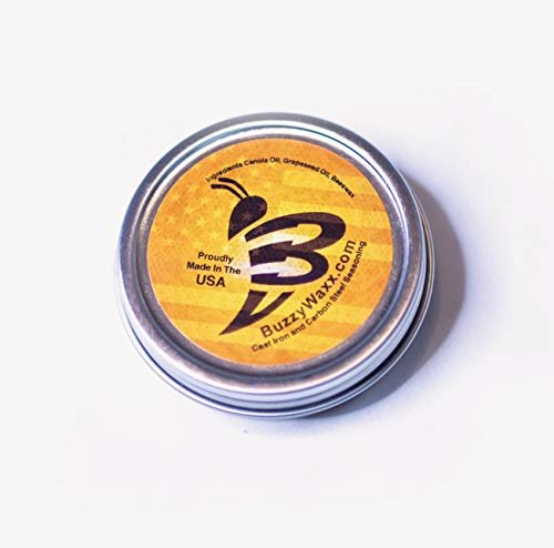 BuzzyWaxx Original Blend Cast Iron Seasoning Wax, Natural...