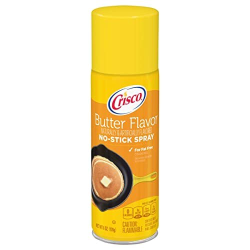 Crisco No-Stick Cooking Spray, Butter, 6 Ounce