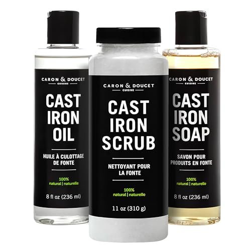 CARON & DOUCET - Ultimate Cast Iron Care Set
