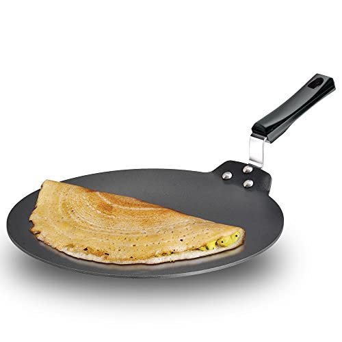 Hawkins Futura Nonstick Dosa Tava, Diameter 33 cm, Black