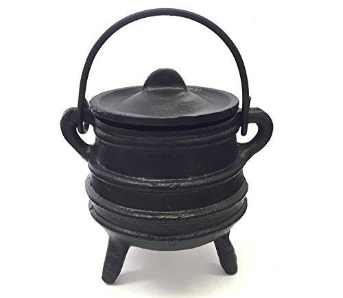 New Age Imports, Inc. Cast Iron Cauldron Ribbed