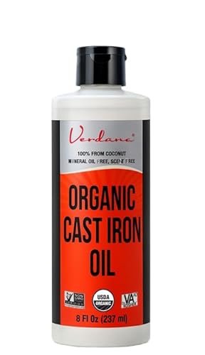 Verdana Cast Iron Seasoning Oil & Conditioner, Food Grade...