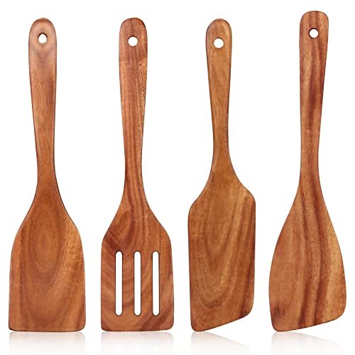 Best Non Toxic Wooden Spatula for Cooking Utensils Set