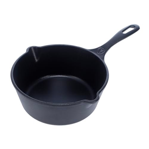 Victoria Cast Iron Saucepan, Cast Iron Melting Pot 2QT