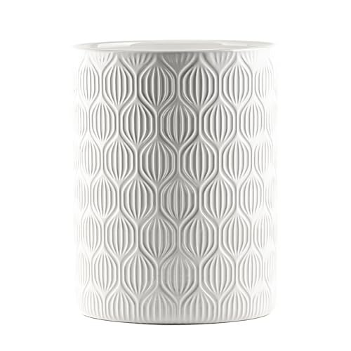 10 Strawberry Street Embossed Utensil Crock, Top