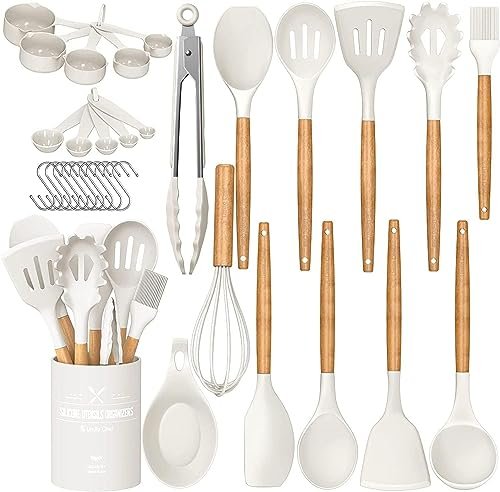 Umite Chef Kitchen Cooking Utensils Set, 33 Silicone...