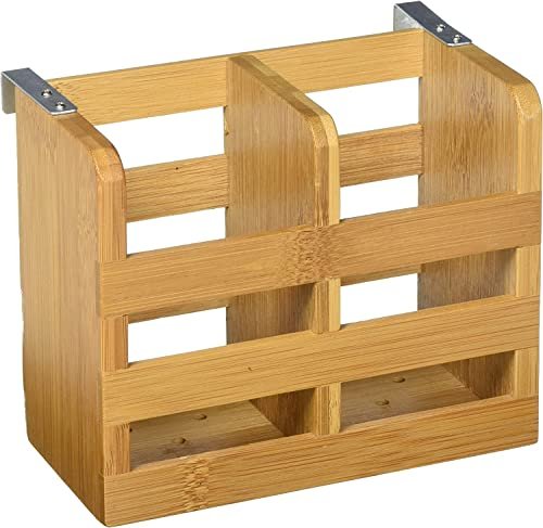 Lipper International 8823 Bamboo Wood 2-Compartment...