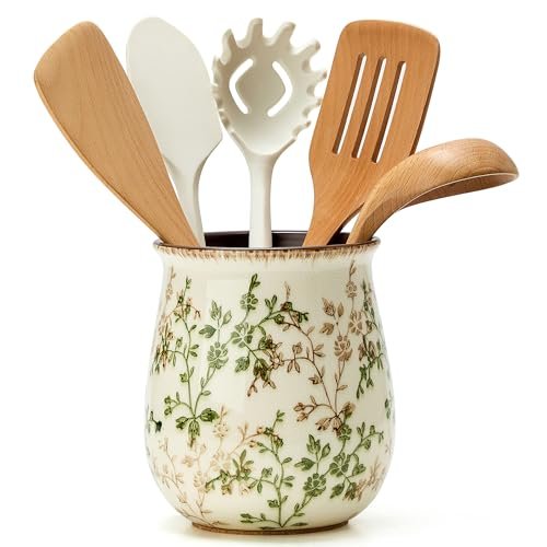 Utensil Holder for Kitchen Counter, Modern Nordic Boho...