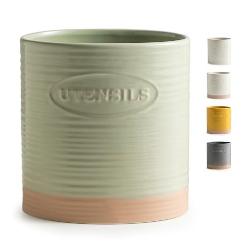 YHOSSEUN Kitchen Utensil Holder, Ceramic Utensil Holder...