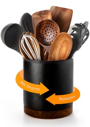 Nucookery 360°Rotating Utensil Holder, 7.2