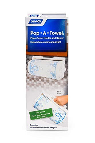 Camco Pop-A-Towel- Mountable or Portable Paper Towel Holder...