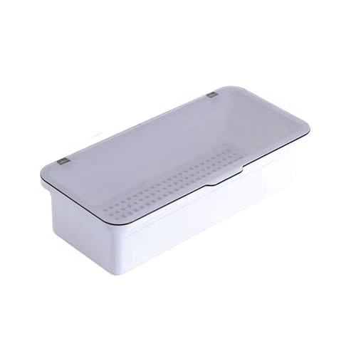 ICSTM Flatware Tray with Lid and Drainer,Silverware Utensil...