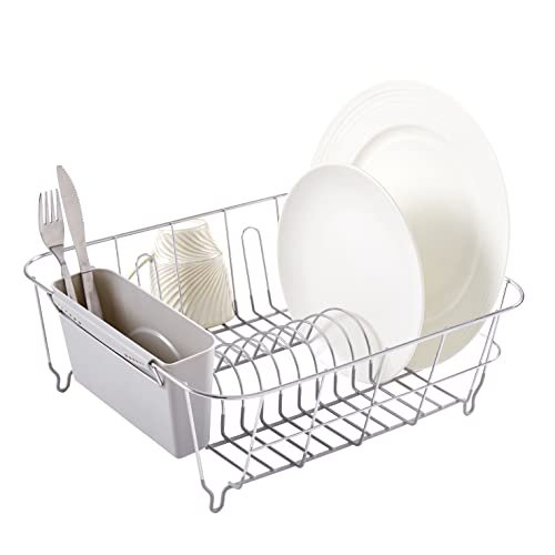 Dish Drying Rack & Cutlery Holder 2 Piece Sink Compact