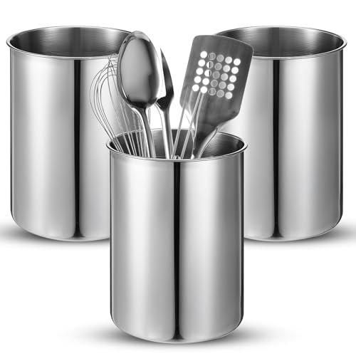 HOFURME 3 Pcs Cooking Utensil Holder for Kitchen Counter...