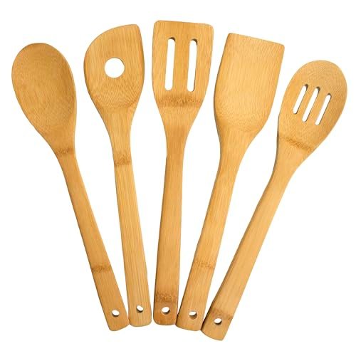 Totally Bamboo 5-Piece Cooking Utensil Set, 12