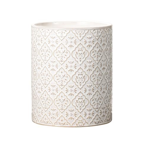 MIKIGEY Kitchen Utensil Holder, 6x7 inch Large Ceramic...