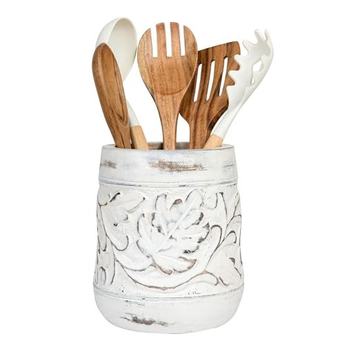 Mie Creations Thanksgiving Utensil Holder for Kitchen...