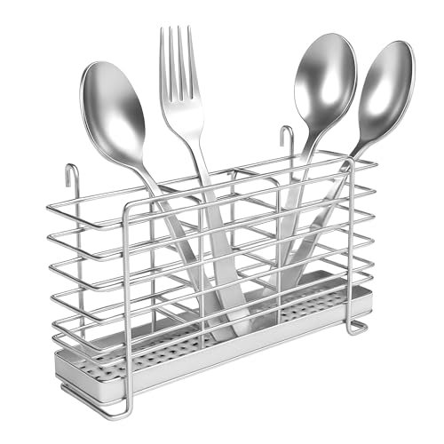 KESOL 304 Stainless Steel Utensil Drying Rack Hooks and...