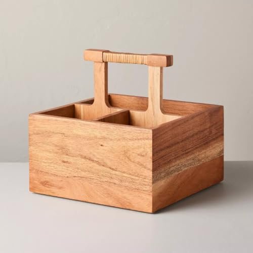 Hearth & Hand Wooden Utensil Caddy - with Magnolia