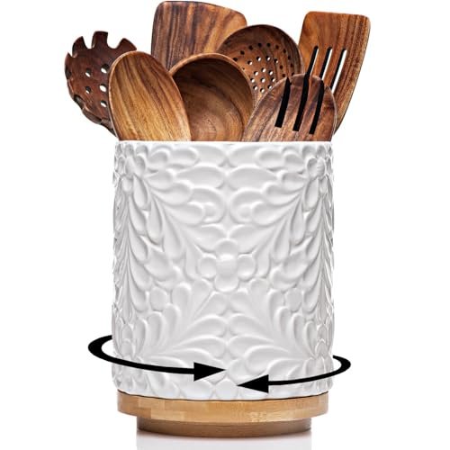 Extra Large 360° Rotating Utensil Holder for Countertop