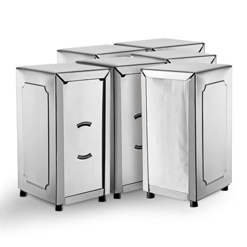 OCS Parts 6-Pack Tall-Fold Two-Sided Napkin Dispenser,...