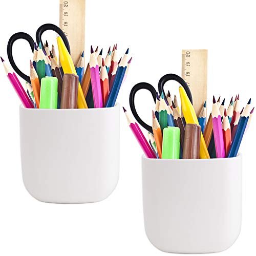 JDYOOMI Pencil Holder - Self-Adhesive Wall Mount Organizer