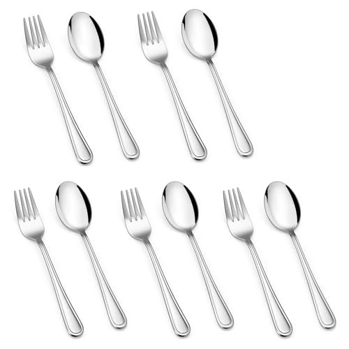 HaWare Toddler Utensils, 10-Piece Stainless Steel Toddler...