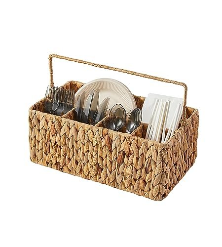 Berdeng Utensil Caddy, Utensil Basket for Table,Napkin and...