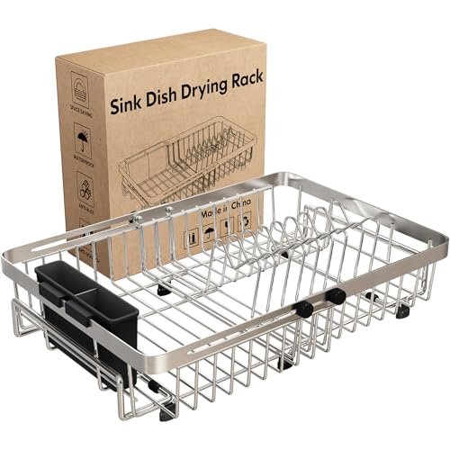 MAJALiS Dish Drying Rack Over The Sink, Expandable...