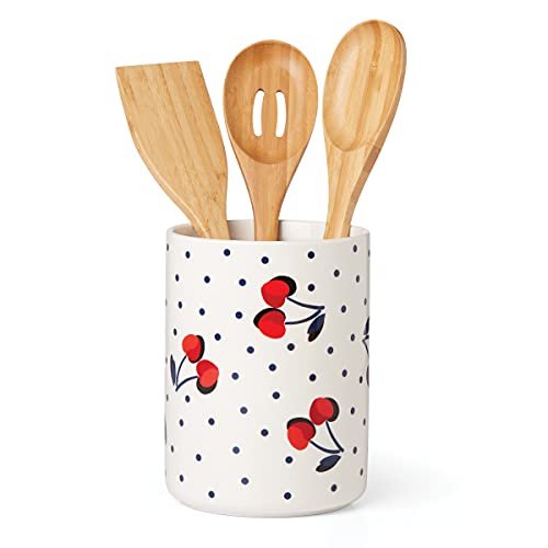 Kate Spade New York Vintage Cherry Dot 4-Piece Crock Set