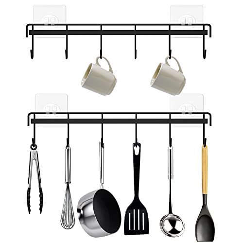 HOMEBROS Kitchen Utensil Hanger, Adhesive Utensil Holder...