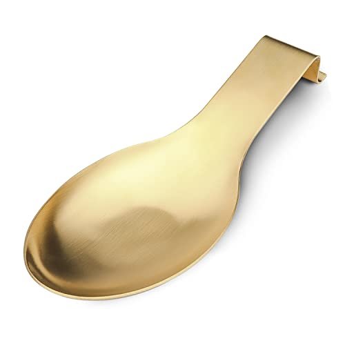 VanlonPro Stainless Steel Spoon Rest, Spatula Ladle Brushed...