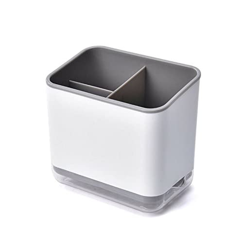 G4S3 Utensil Holder Cutlery Drainer Sink Caddy, Compartment...