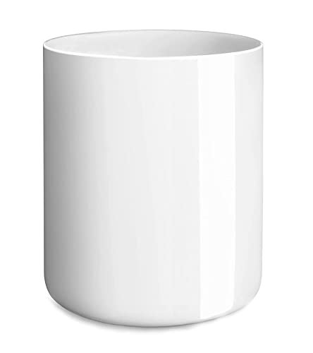 LATCHHOOK White Large Utensil Holder for Kitchen Farmhouse...