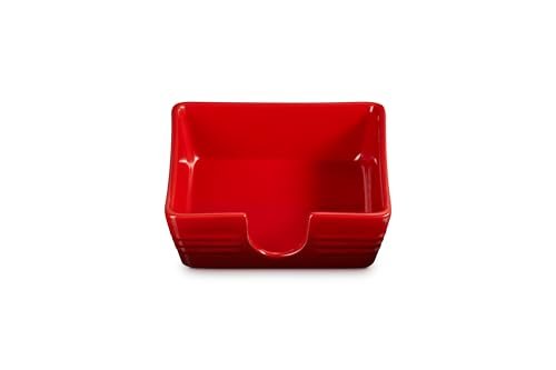 Le Creuset Stoneware Signature Cocktail Napkin Holder, 6 