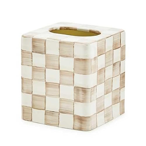 MACKENZIE-CHILDS Boutique Square Tissue-Box Cover, Tissue...