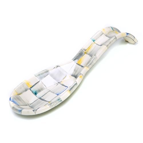 MACKENZIE-CHILDS Enamel Spoon Rest, Kitchen Spoon Holder,...