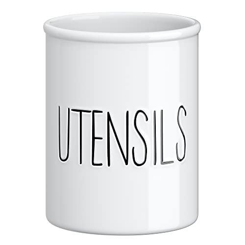 Barnyard Designs Ceramic Farmhouse Kitchen Utensil Holder...