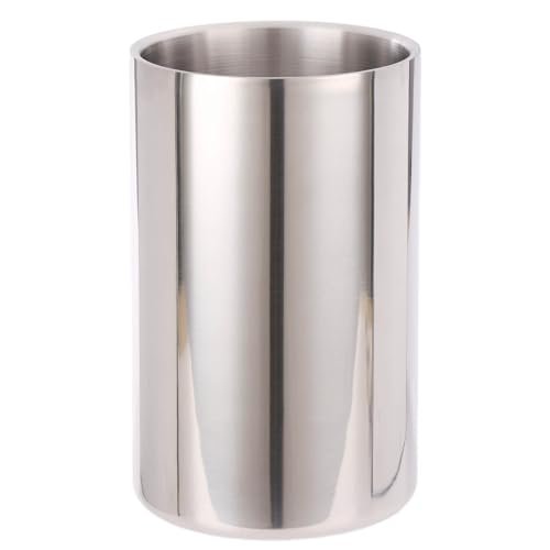 Double Wall Utensil Holder - 304 Stainless Steel Kitchen...
