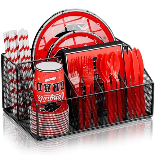 Hordely Metal Paper Plate Holder Dispenser, Disposable...