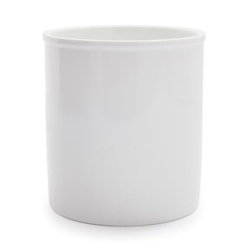 Sur La Table White Porcelain Utensil Crock Countertop...