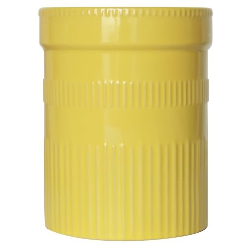 SIEBOLD Large Utensil Holder, Sturdy Ceramic Stripes...