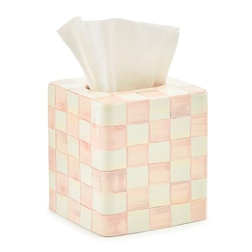 MACKENZIE-CHILDS Boutique Square Tissue-Box Cover, Tissue...