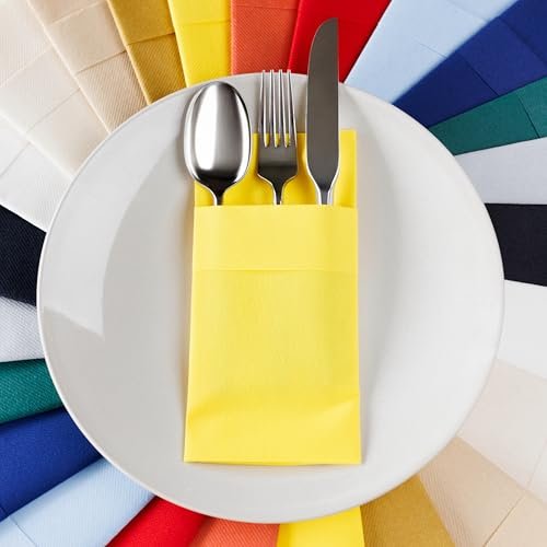 American Homestead Napkins with Pockets for Silverware,...