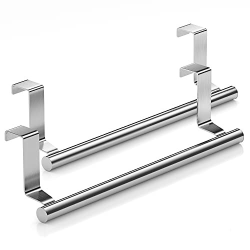 Mosuch Stainless Steel Over Door Towel Rack Cabinet 2-Pack