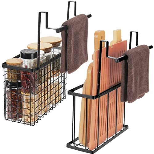 YMCCOOL 2 Pack Cabinet Door Organizer,Over The Door Storage