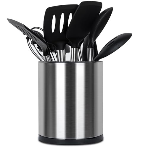 Haiyouneer Kitchen Utensil Holder for Countertop 360° Extra...